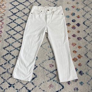 Madewell Retro Crop Jean in Ecru